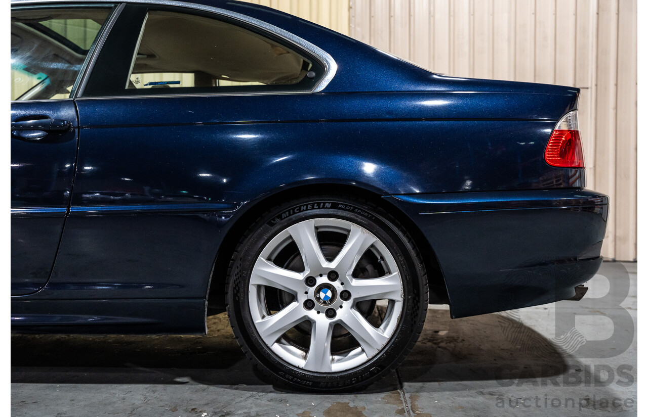 2/2005 BMW 325Ci Special Edition E46 MY04 2d Coupe Blue 2.5L