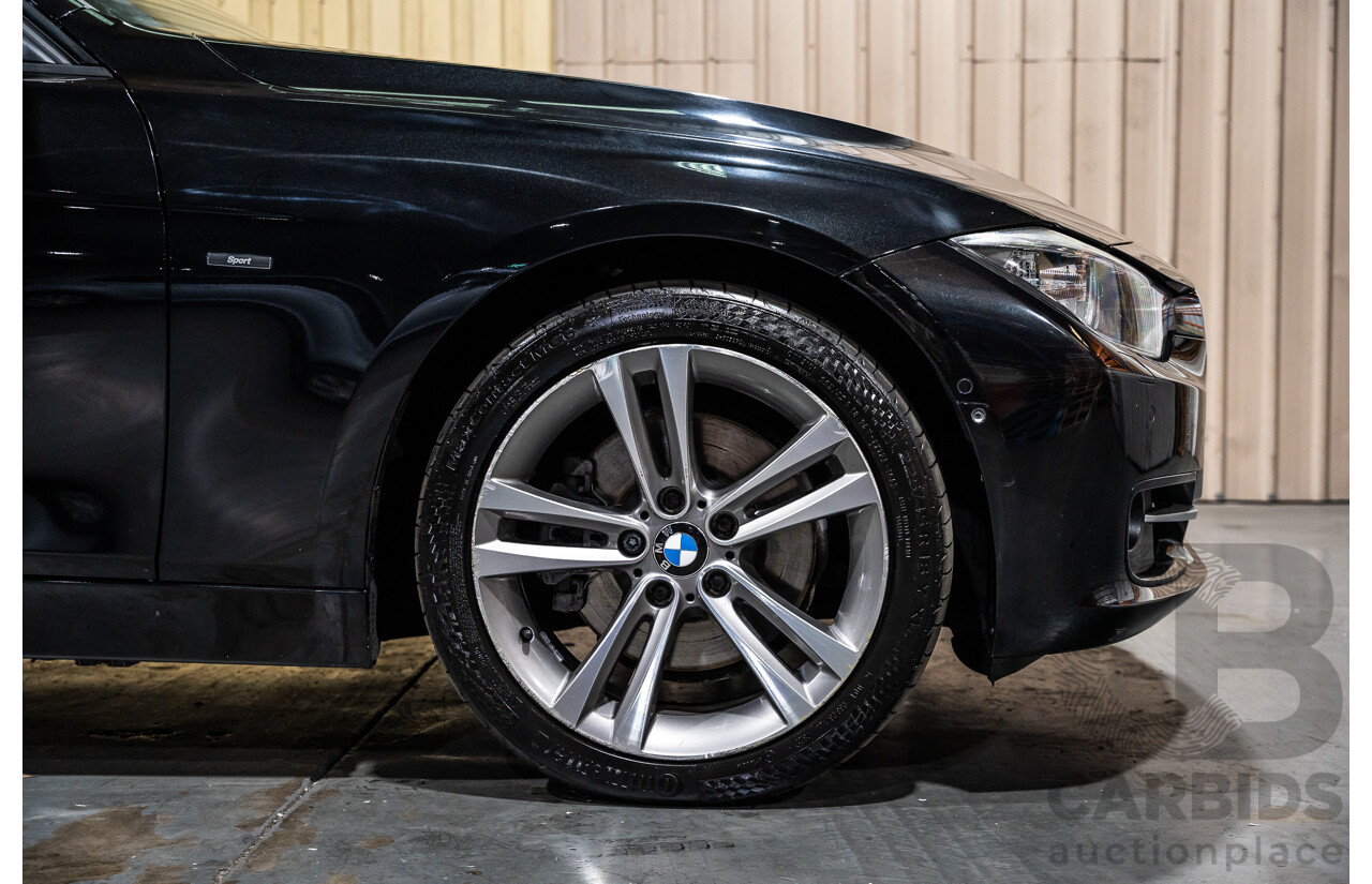 5/2014 BMW 328i Sport Line F30 MY14 4d Sedan Metallic Black Turbo 2.0L