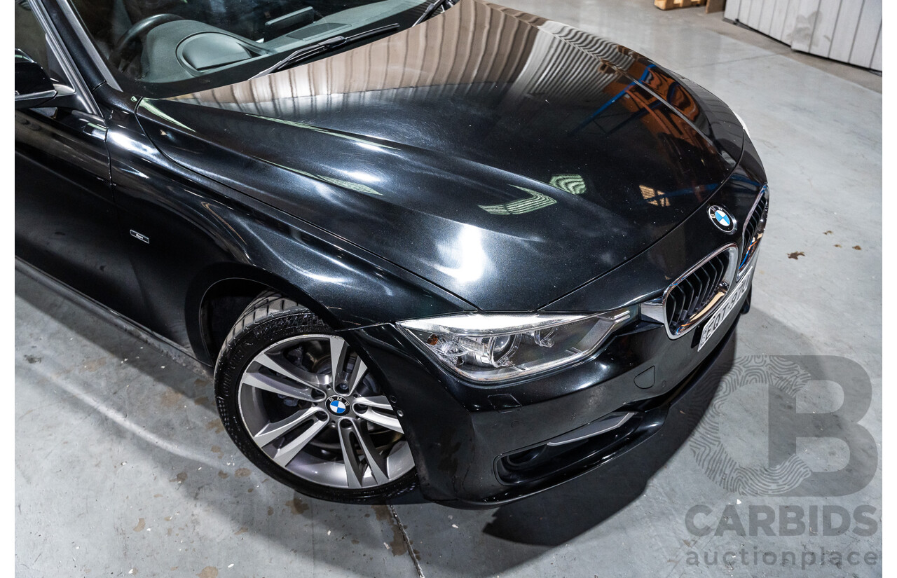 5/2014 BMW 328i Sport Line F30 MY14 4d Sedan Metallic Black Turbo 2.0L