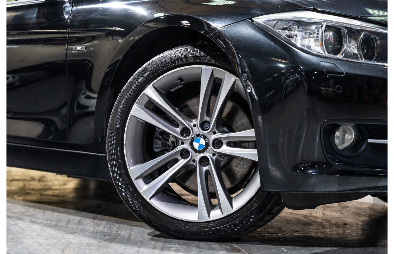 5/2014 BMW 328i Sport Line F30 MY14 4d Sedan Metallic Black Turbo 2.0L
