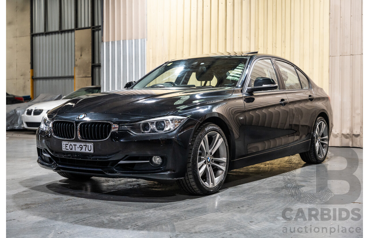 5/2014 BMW 328i Sport Line F30 MY14 4d Sedan Metallic Black Turbo 2.0L