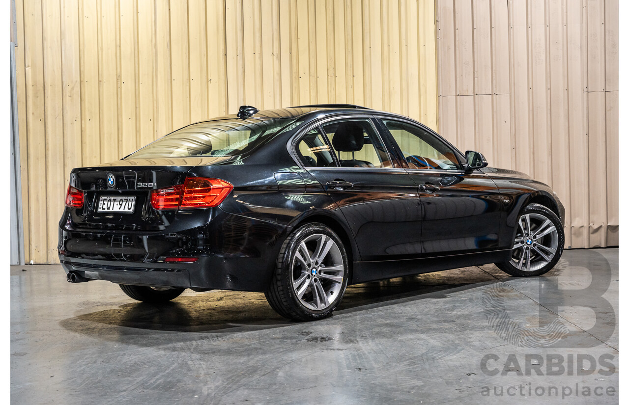 5/2014 BMW 328i Sport Line F30 MY14 4d Sedan Metallic Black Turbo 2.0L