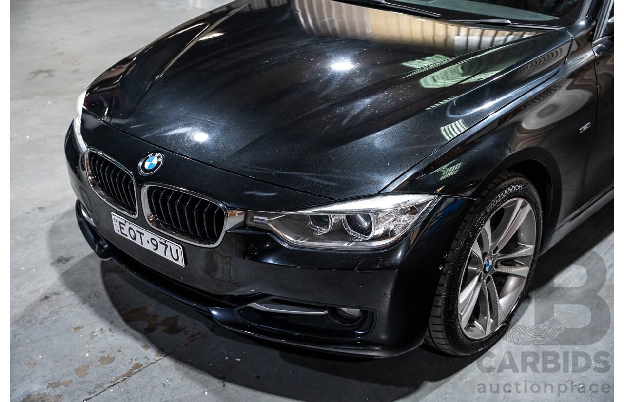 5/2014 BMW 328i Sport Line F30 MY14 4d Sedan Metallic Black Turbo 2.0L