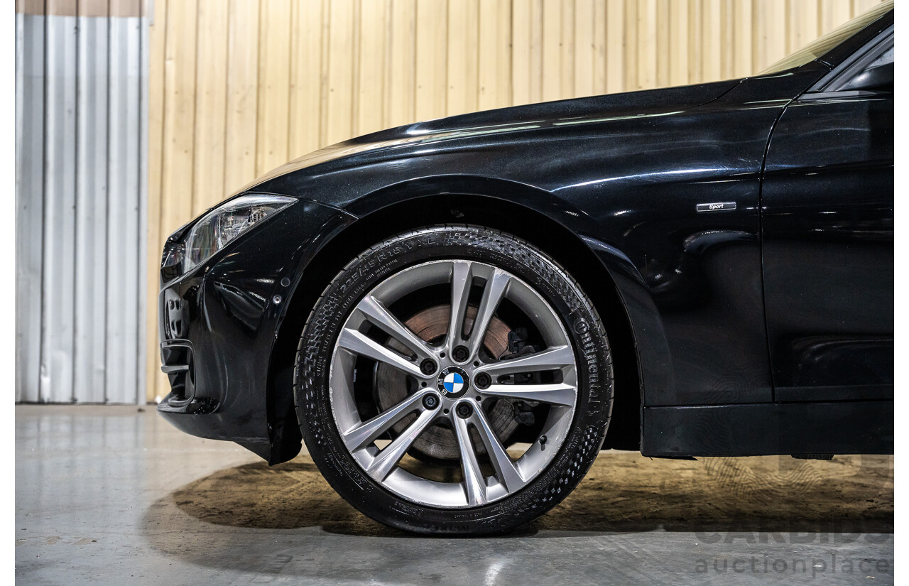 5/2014 BMW 328i Sport Line F30 MY14 4d Sedan Metallic Black Turbo 2.0L