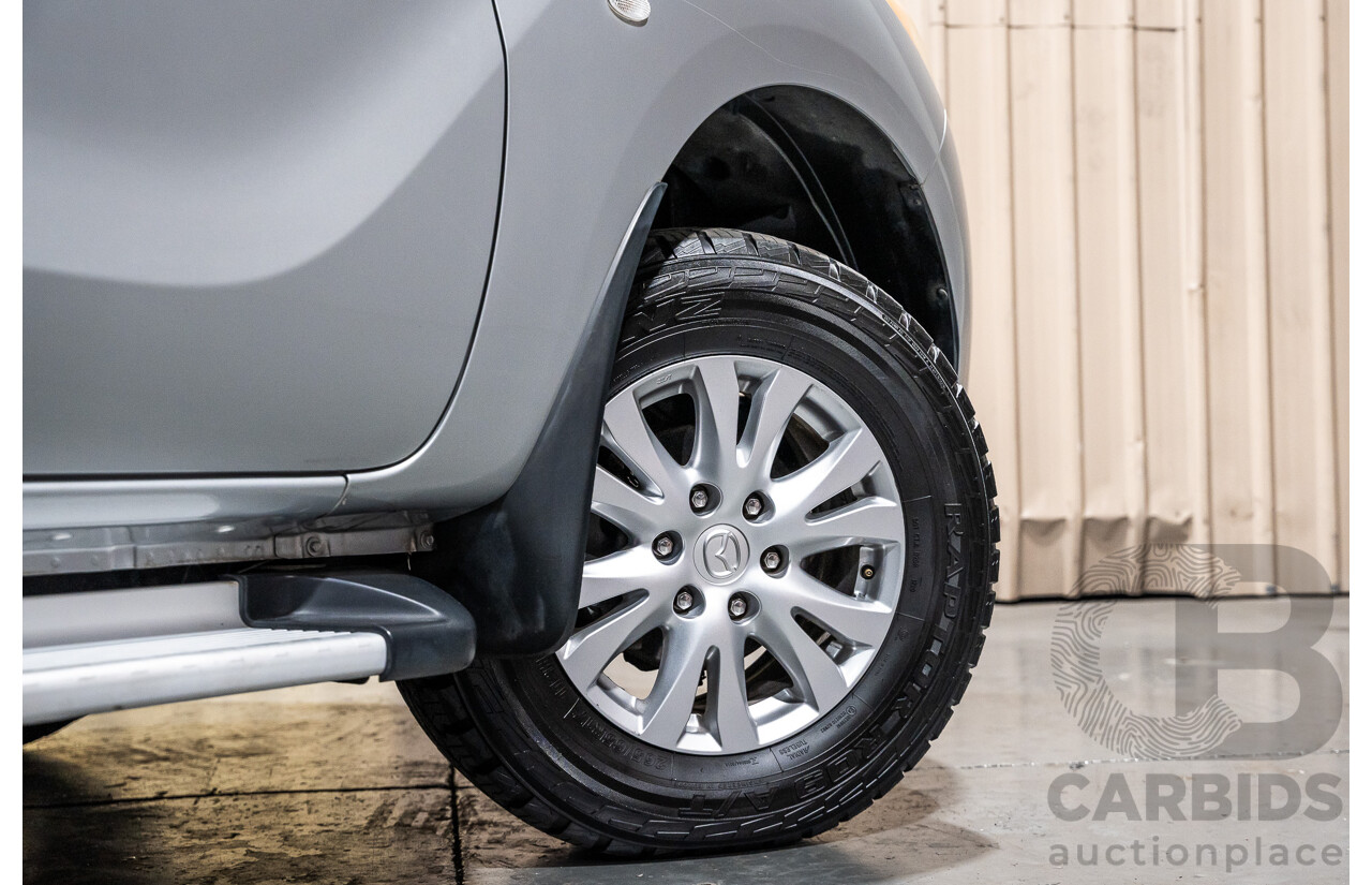 3/2013 Mazda BT-50 XTR MY13 Dual Cab Utility Silver Turbo Diesel 3.2L