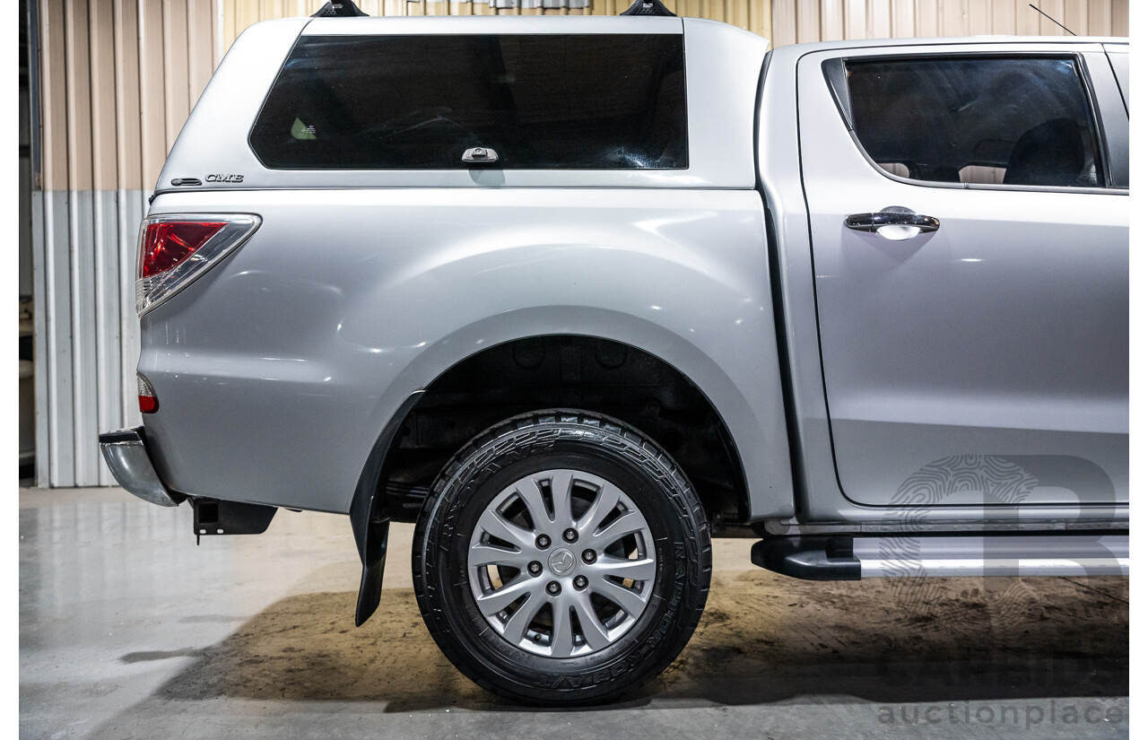 3/2013 Mazda BT-50 XTR MY13 Dual Cab Utility Silver Turbo Diesel 3.2L