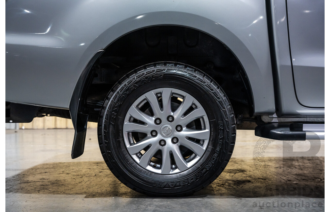 3/2013 Mazda BT-50 XTR MY13 Dual Cab Utility Silver Turbo Diesel 3.2L