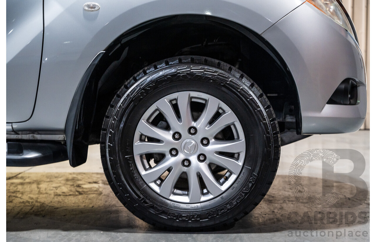 3/2013 Mazda BT-50 XTR MY13 Dual Cab Utility Silver Turbo Diesel 3.2L