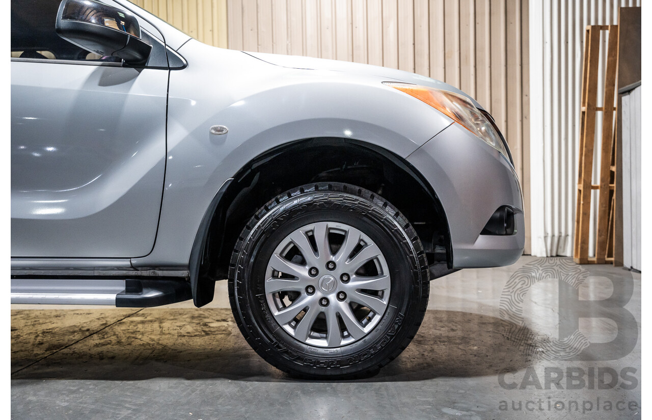 3/2013 Mazda BT-50 XTR MY13 Dual Cab Utility Silver Turbo Diesel 3.2L