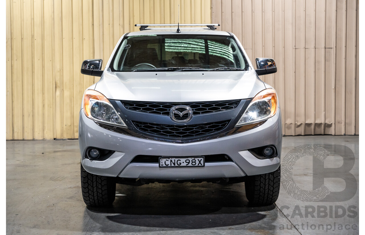 3/2013 Mazda BT-50 XTR MY13 Dual Cab Utility Silver Turbo Diesel 3.2L