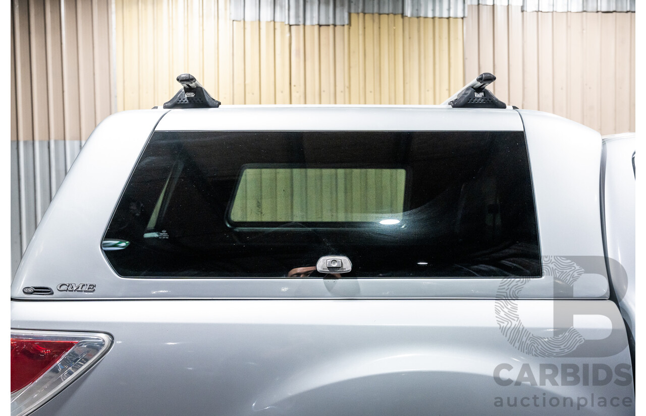 3/2013 Mazda BT-50 XTR MY13 Dual Cab Utility Silver Turbo Diesel 3.2L