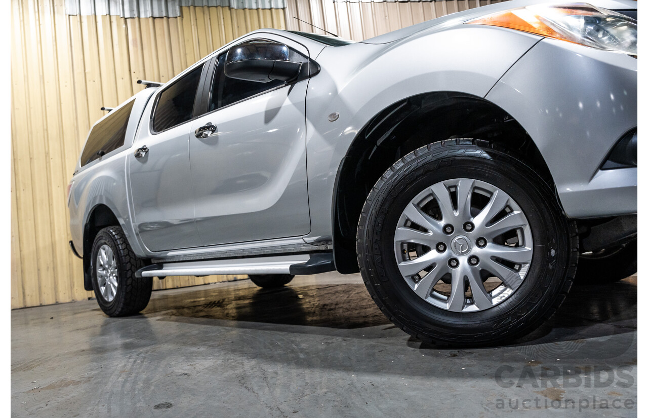 3/2013 Mazda BT-50 XTR MY13 Dual Cab Utility Silver Turbo Diesel 3.2L