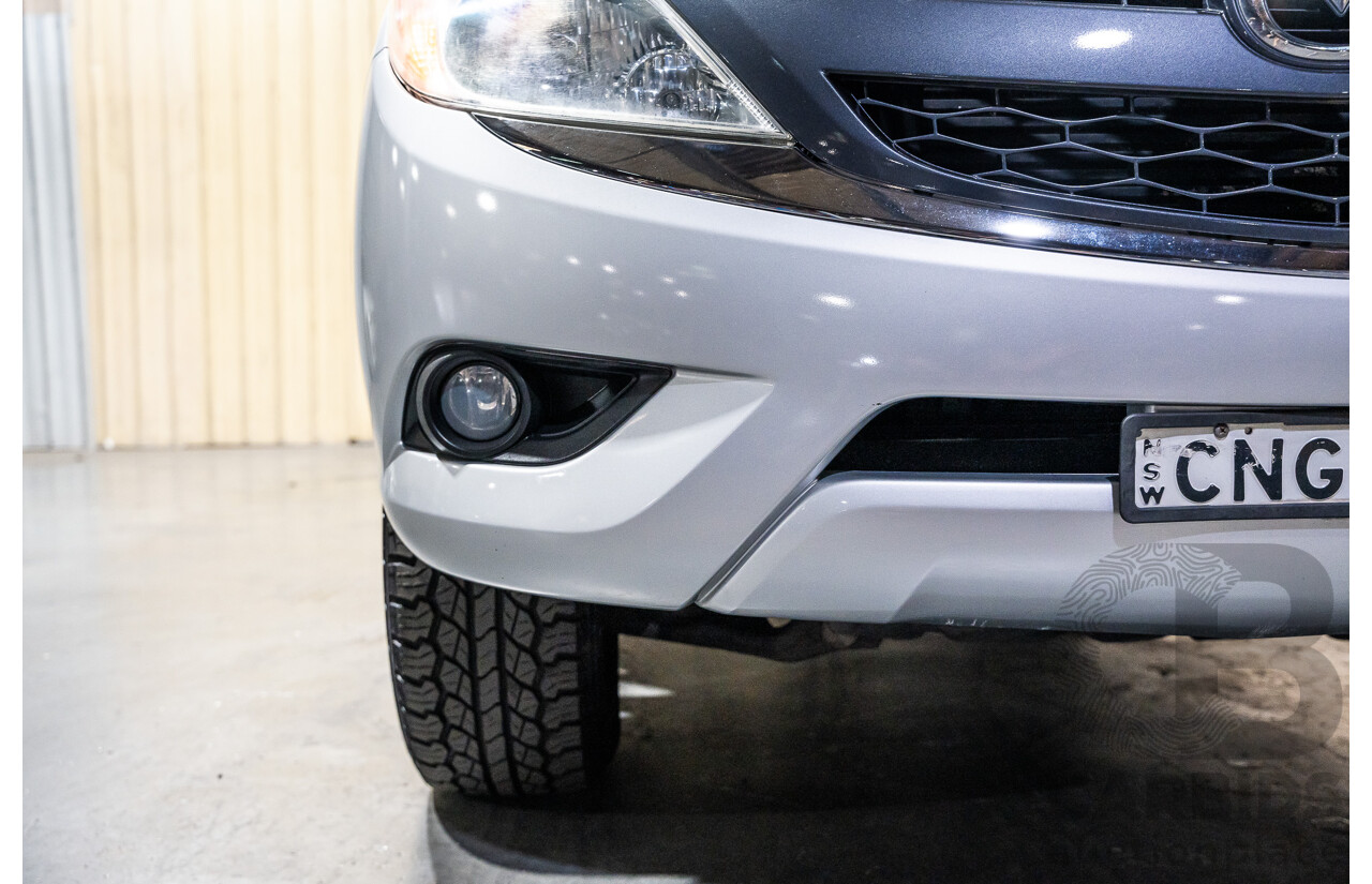 3/2013 Mazda BT-50 XTR MY13 Dual Cab Utility Silver Turbo Diesel 3.2L