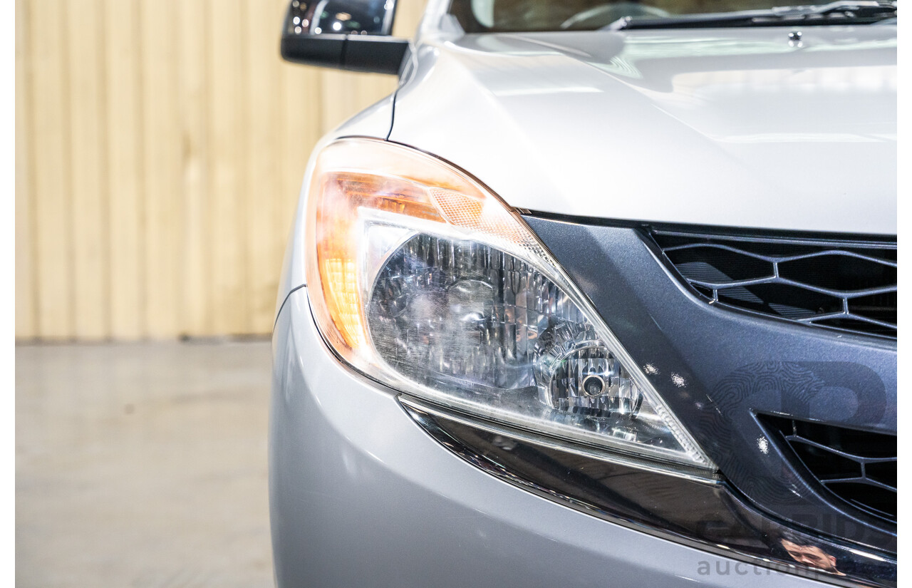 3/2013 Mazda BT-50 XTR MY13 Dual Cab Utility Silver Turbo Diesel 3.2L