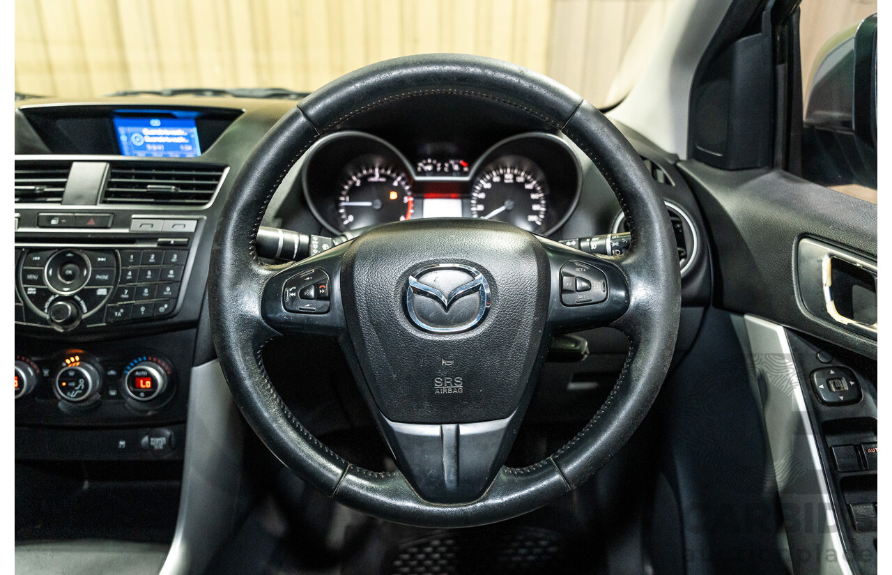 3/2013 Mazda BT-50 XTR MY13 Dual Cab Utility Silver Turbo Diesel 3.2L