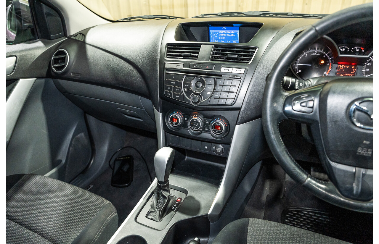 3/2013 Mazda BT-50 XTR MY13 Dual Cab Utility Silver Turbo Diesel 3.2L