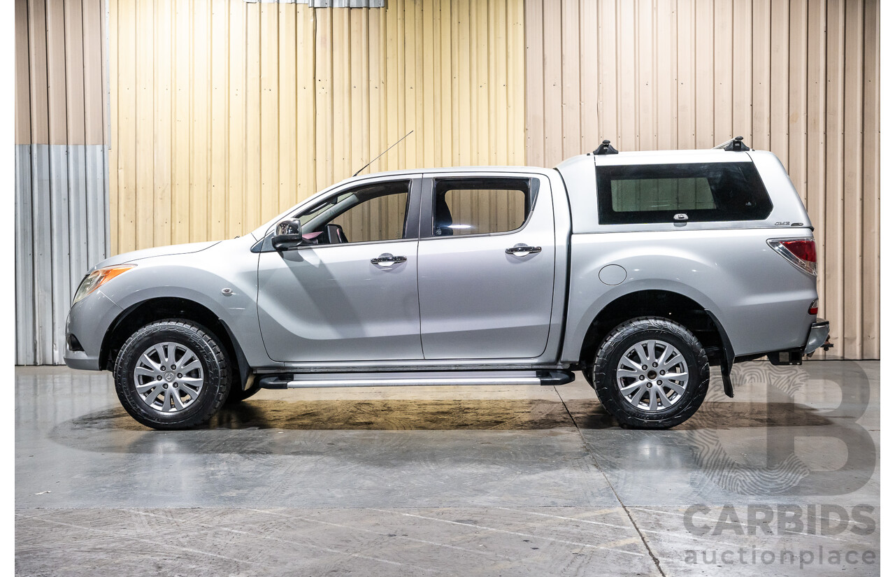3/2013 Mazda BT-50 XTR MY13 Dual Cab Utility Silver Turbo Diesel 3.2L