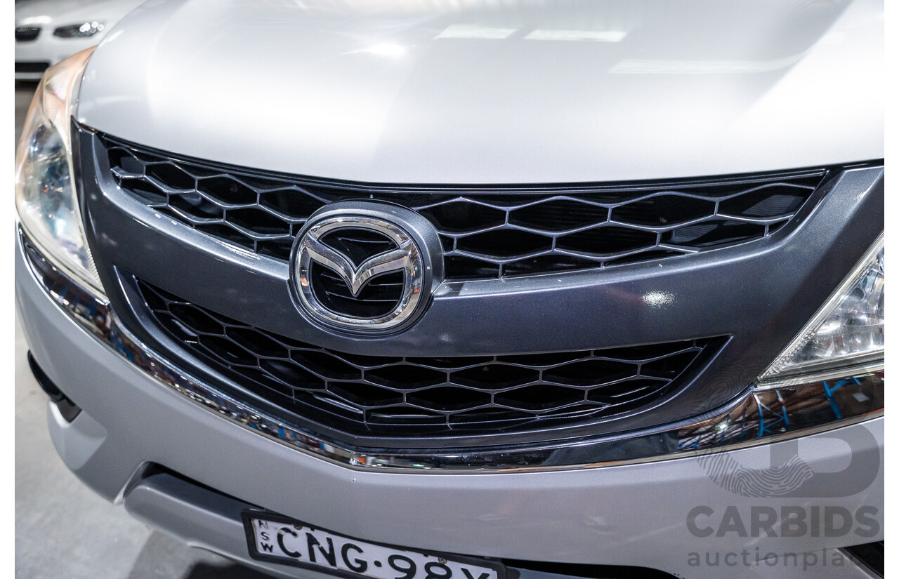 3/2013 Mazda BT-50 XTR MY13 Dual Cab Utility Silver Turbo Diesel 3.2L