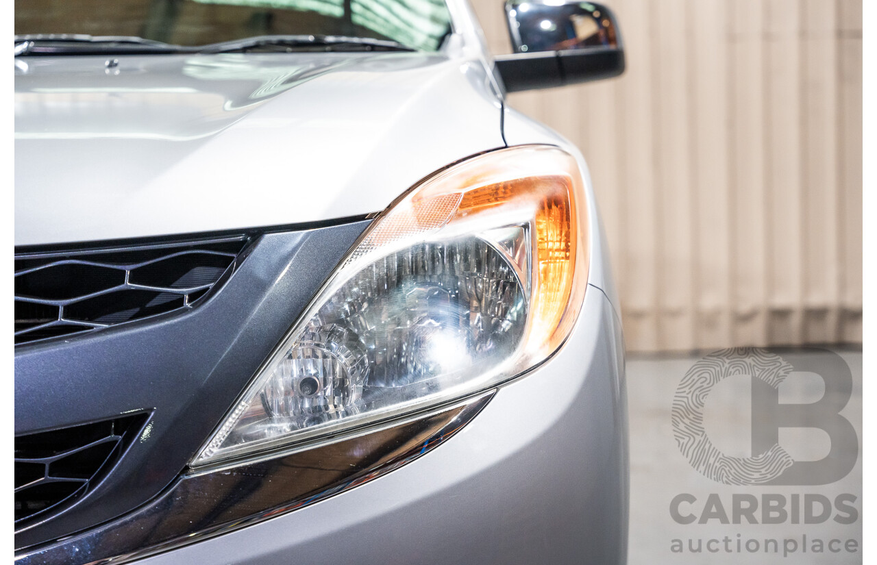 3/2013 Mazda BT-50 XTR MY13 Dual Cab Utility Silver Turbo Diesel 3.2L