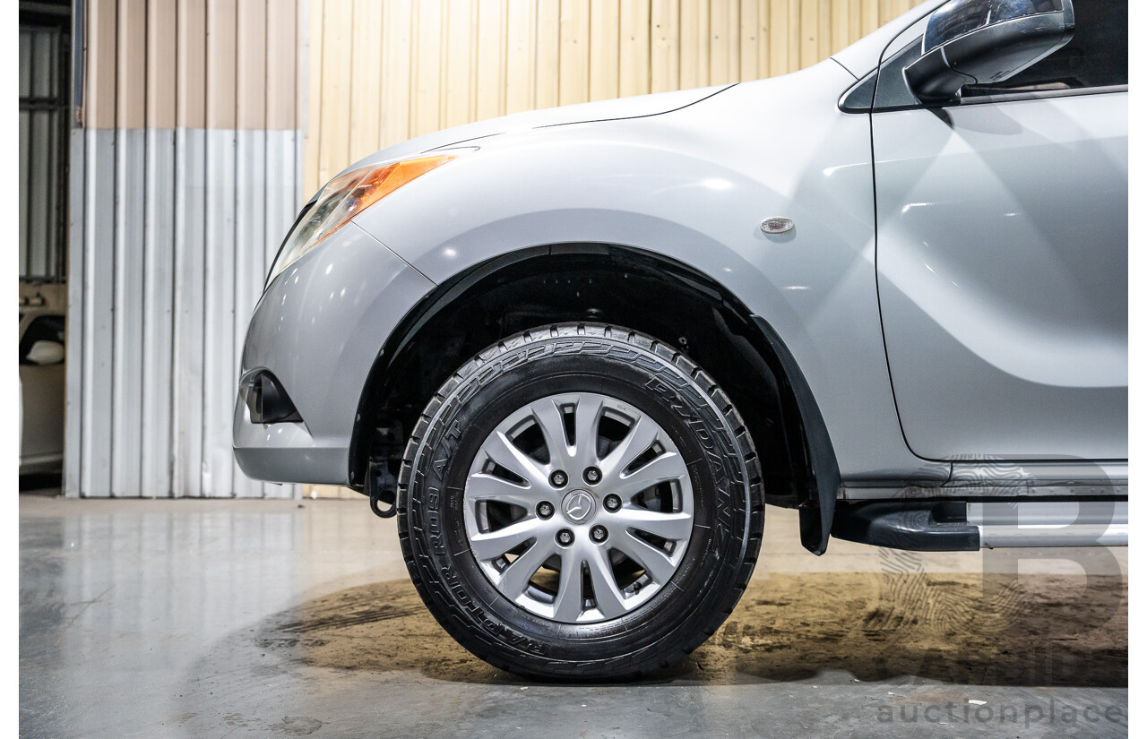 3/2013 Mazda BT-50 XTR MY13 Dual Cab Utility Silver Turbo Diesel 3.2L