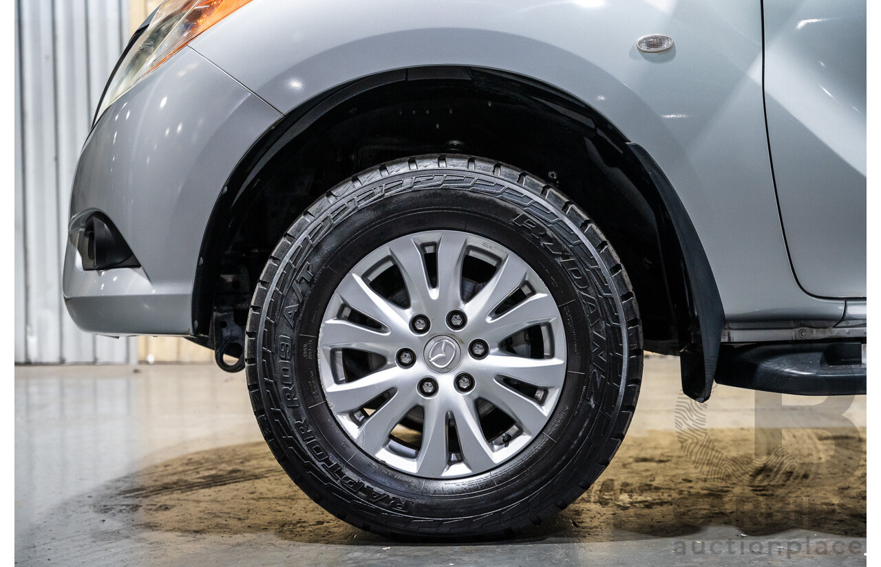 3/2013 Mazda BT-50 XTR MY13 Dual Cab Utility Silver Turbo Diesel 3.2L