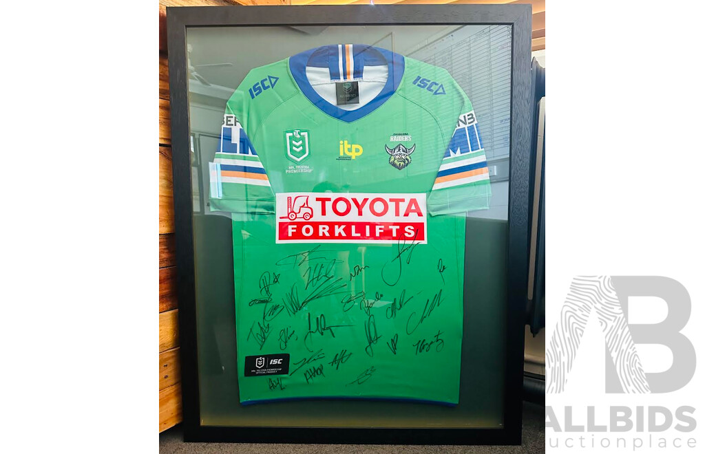 2024 Canberra Raiders Experience Including Signed 2024 Jersery