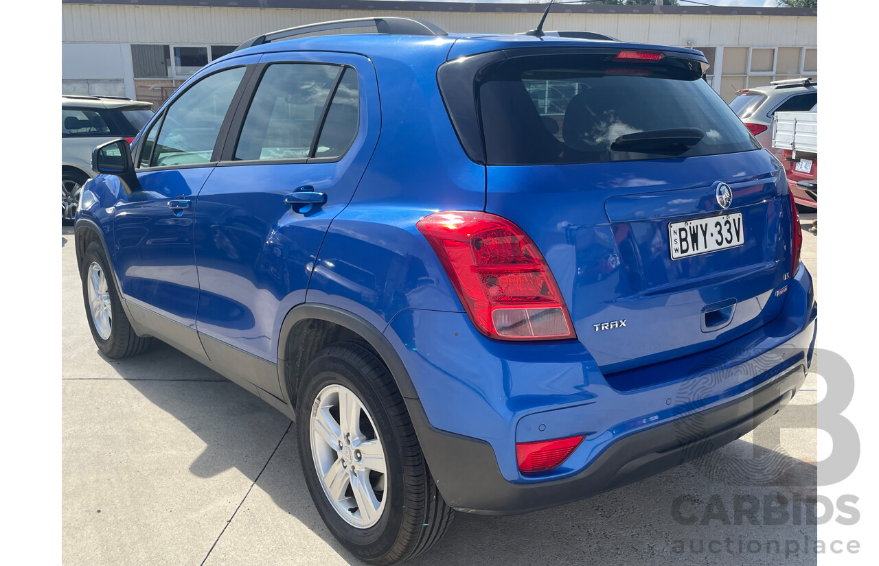 6/2017 Holden Trax LS Turbo TJ MY17 4d Wagon Blue Turbo 1.4L
