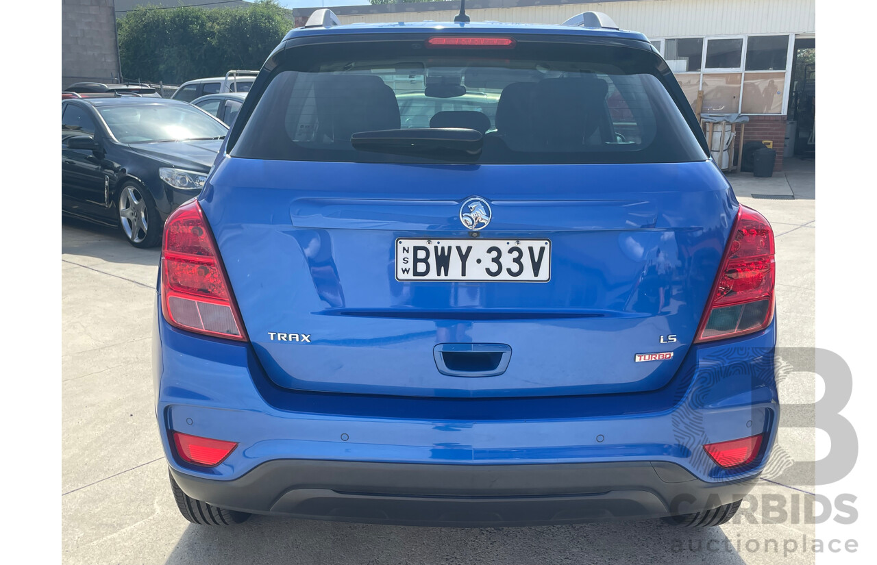 6/2017 Holden Trax LS Turbo TJ MY17 4d Wagon Blue Turbo 1.4L