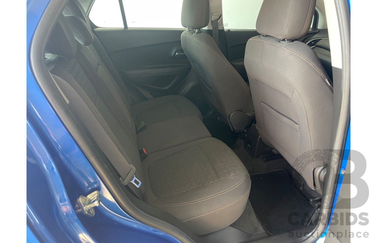 6/2017 Holden Trax LS Turbo TJ MY17 4d Wagon Blue Turbo 1.4L