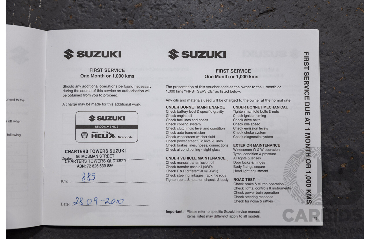 08/2010 Suzuki Kizashi Sport (AWD) FR 4d Sedan Red 2.4L