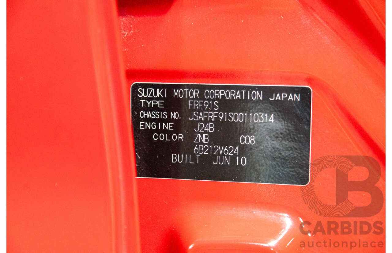 08/2010 Suzuki Kizashi Sport (AWD) FR 4d Sedan Red 2.4L