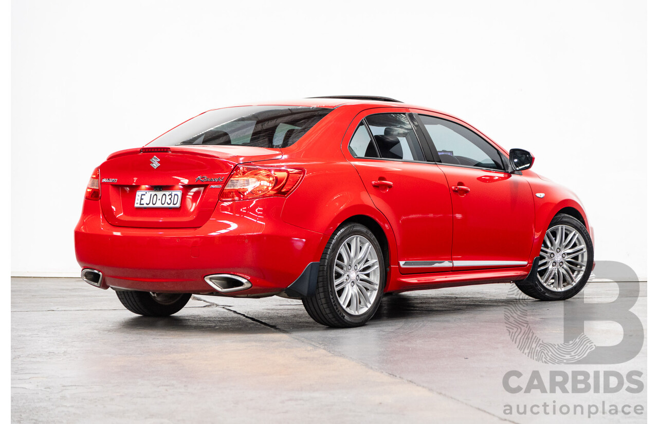 08/2010 Suzuki Kizashi Sport (AWD) FR 4d Sedan Red 2.4L
