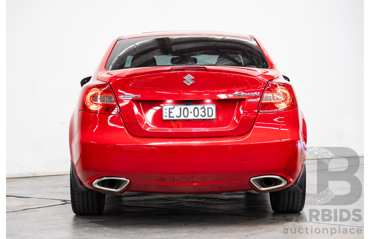 08/2010 Suzuki Kizashi Sport (AWD) FR 4d Sedan Red 2.4L