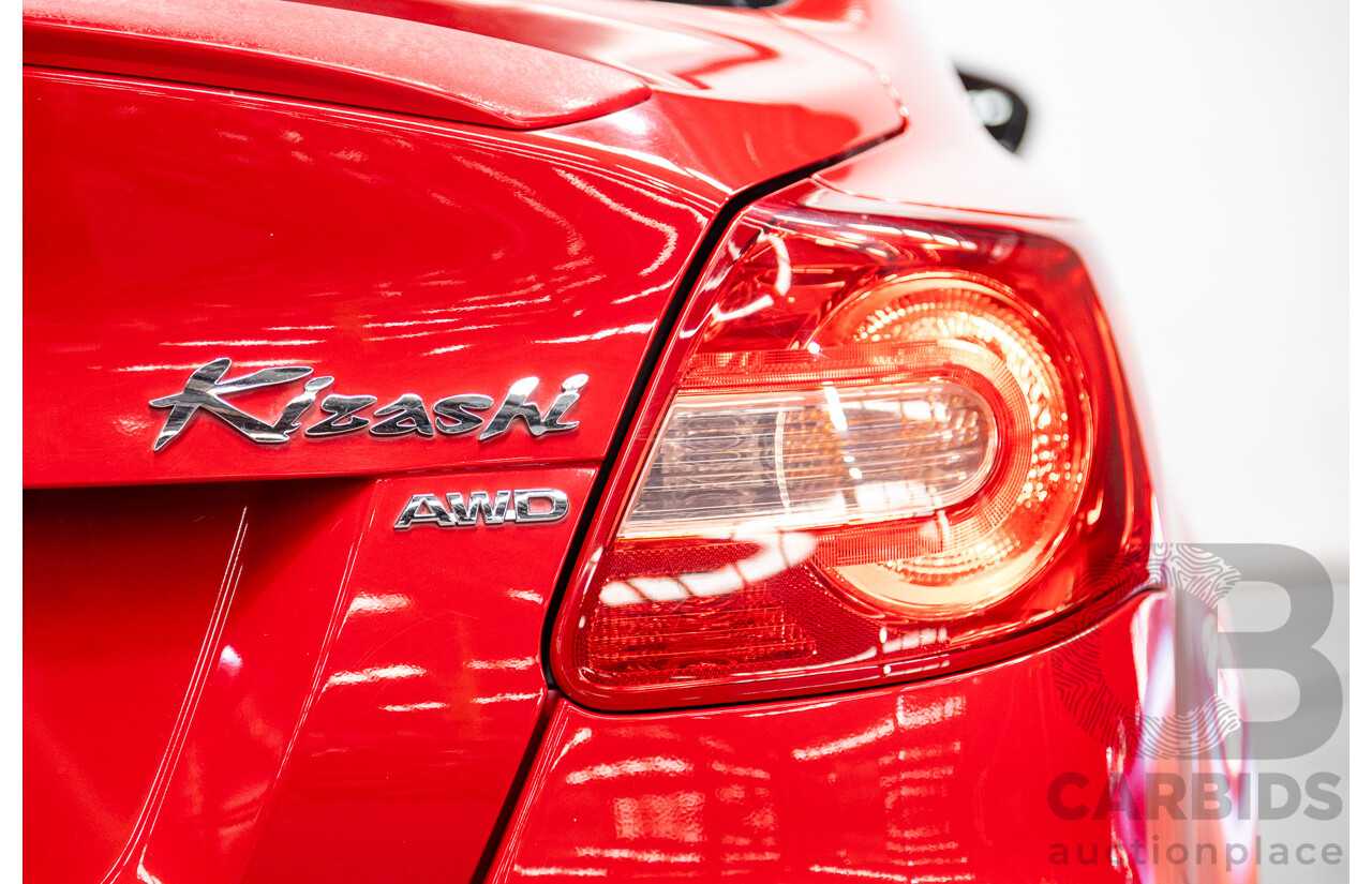 08/2010 Suzuki Kizashi Sport (AWD) FR 4d Sedan Red 2.4L