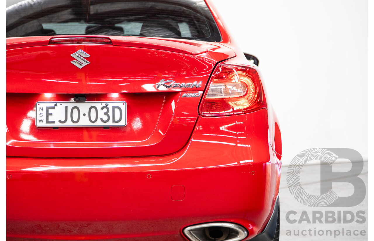 08/2010 Suzuki Kizashi Sport (AWD) FR 4d Sedan Red 2.4L