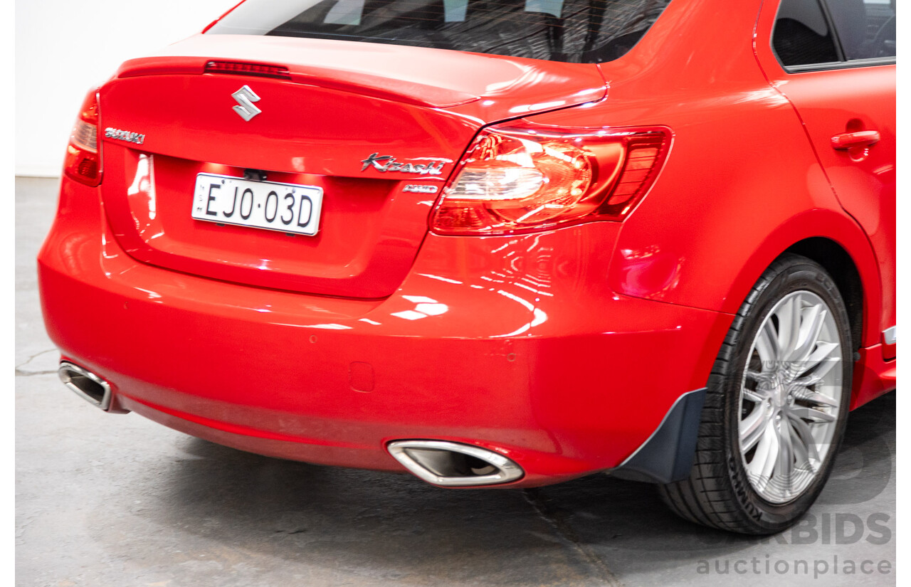 08/2010 Suzuki Kizashi Sport (AWD) FR 4d Sedan Red 2.4L