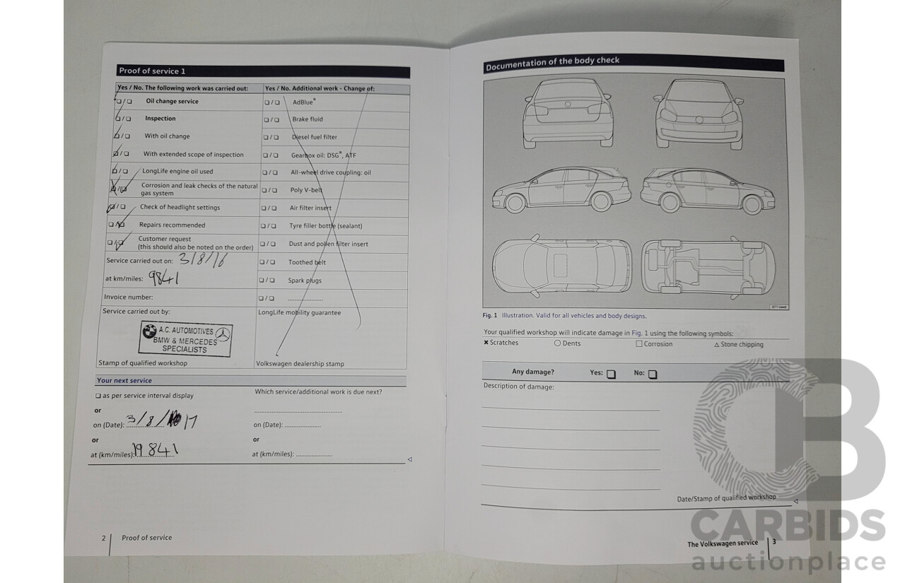 09/2015 Volkswagen Golf 92 TSI Trendline MY16 5D Hatchback White Turbo 1.4L