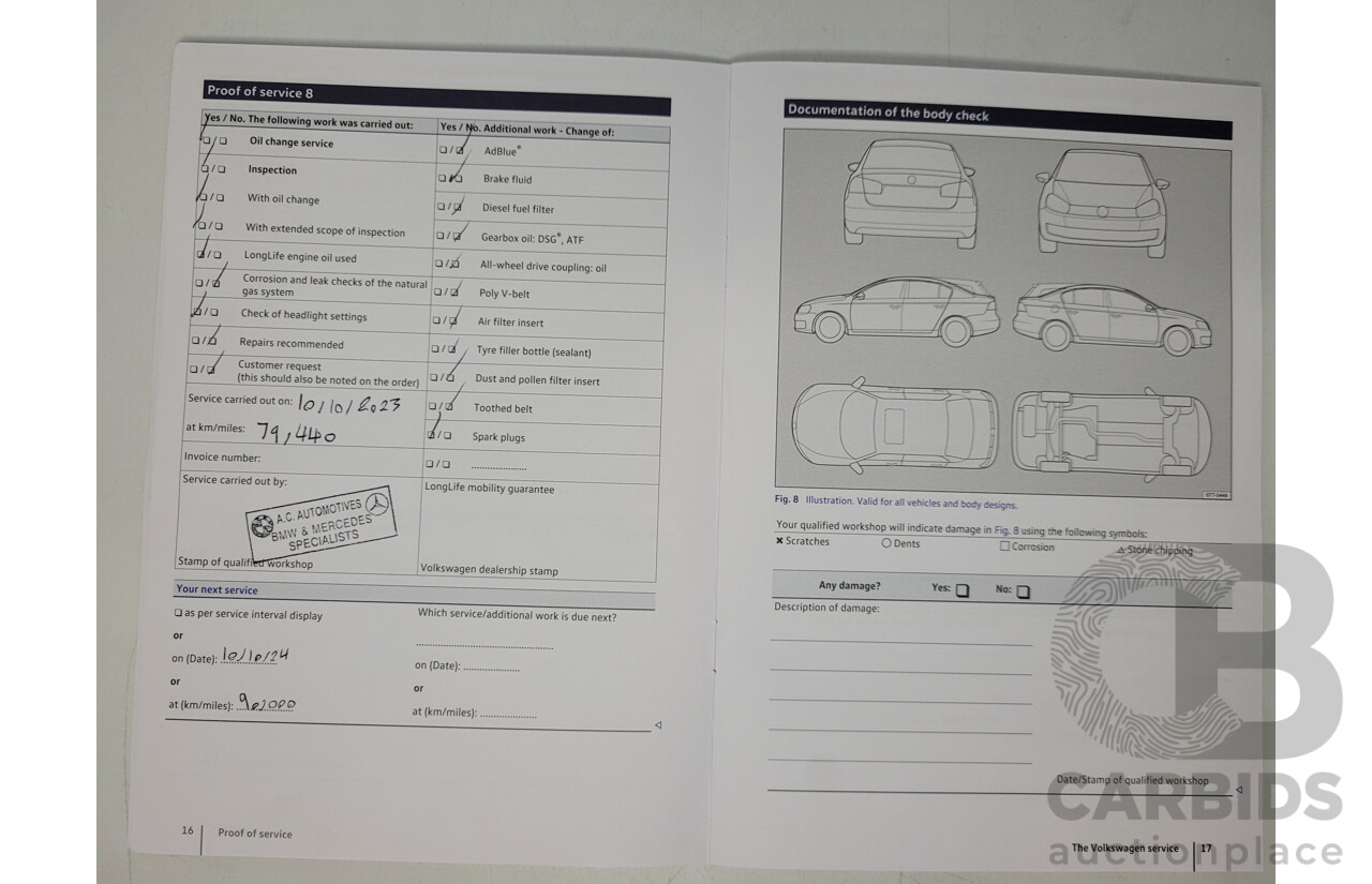 09/2015 Volkswagen Golf 92 TSI Trendline MY16 5D Hatchback White Turbo 1.4L
