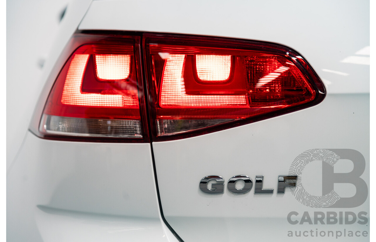 09/2015 Volkswagen Golf 92 TSI Trendline MY16 5D Hatchback White Turbo 1.4L