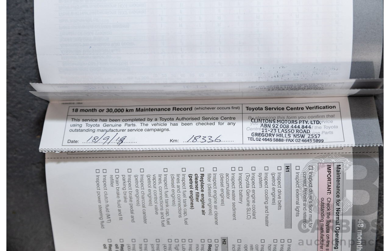 02/2017 Toyota Hilux SR5 4x4 GUN126R Extra Cab Utility Grey Turbo Diesel 2.8L