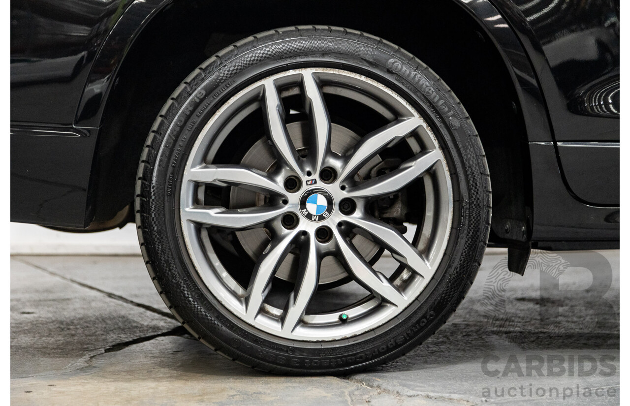 08/2015 BMW X3 xDrive20d (4x4) F25 MY15 4D Wagon Sapphire Black Metallic Turbo Diesel 2.0L