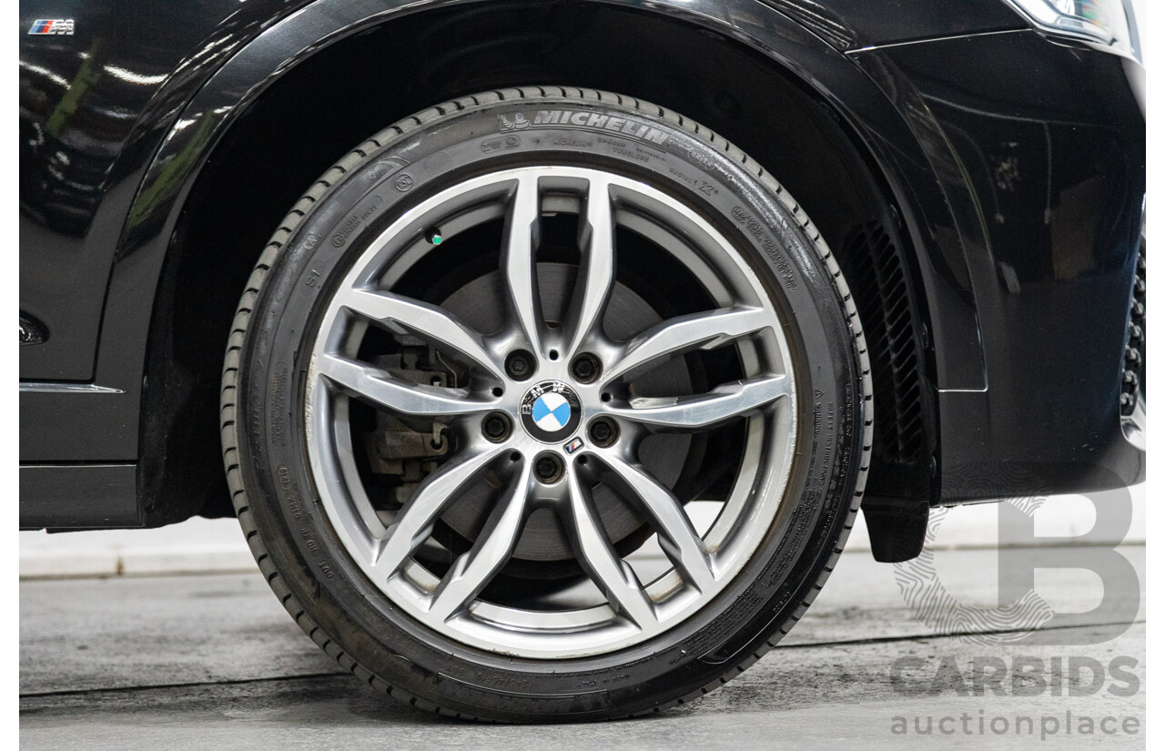 08/2015 BMW X3 xDrive20d (4x4) F25 MY15 4D Wagon Sapphire Black Metallic Turbo Diesel 2.0L