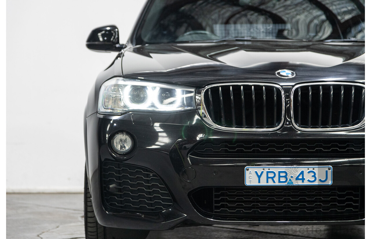 08/2015 BMW X3 xDrive20d (4x4) F25 MY15 4D Wagon Sapphire Black Metallic Turbo Diesel 2.0L