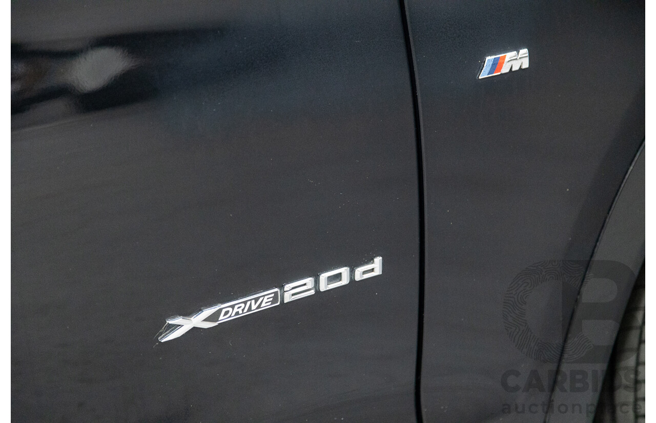 08/2015 BMW X3 xDrive20d (4x4) F25 MY15 4D Wagon Sapphire Black Metallic Turbo Diesel 2.0L