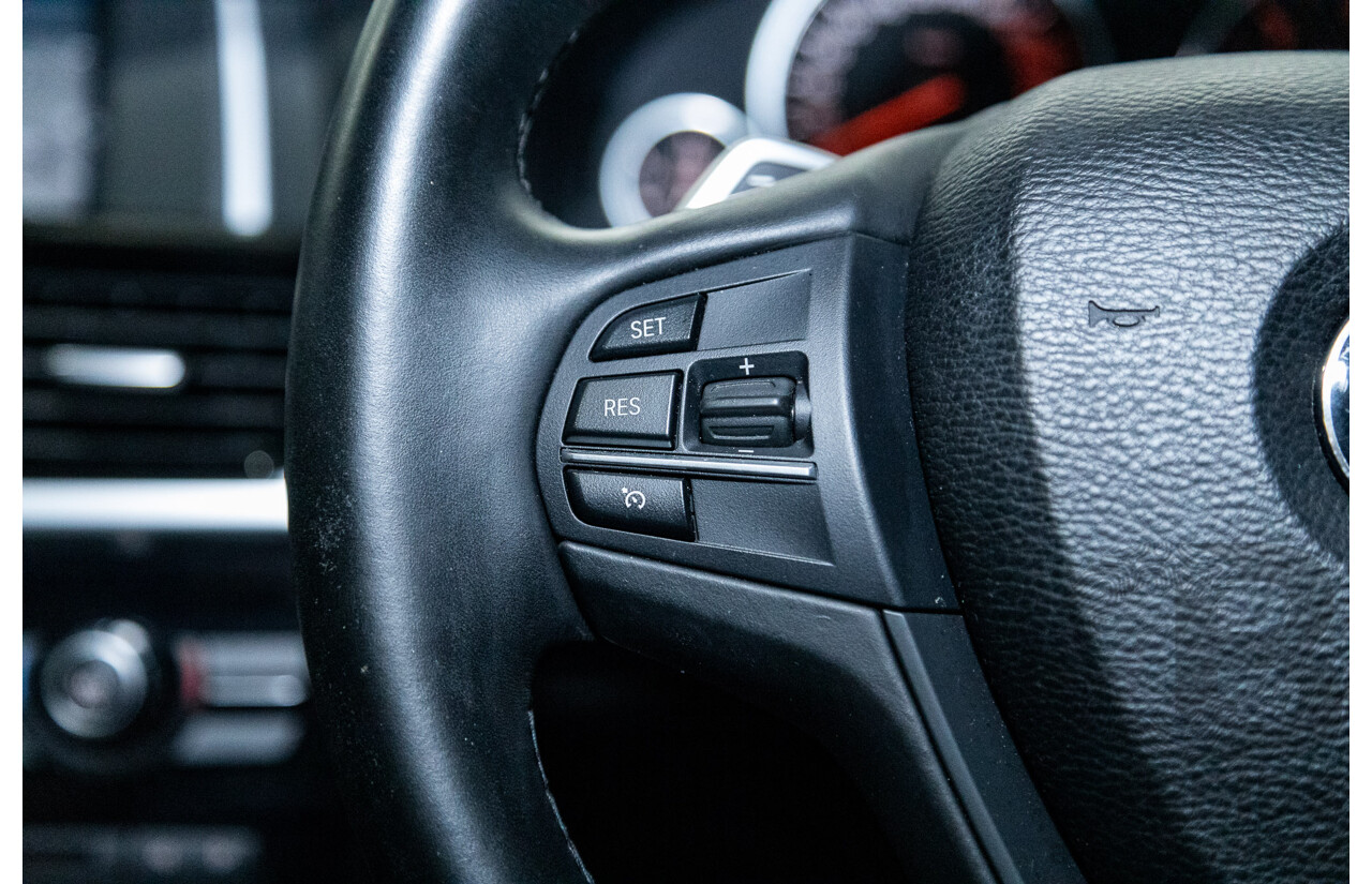 08/2015 BMW X3 xDrive20d (4x4) F25 MY15 4D Wagon Sapphire Black Metallic Turbo Diesel 2.0L