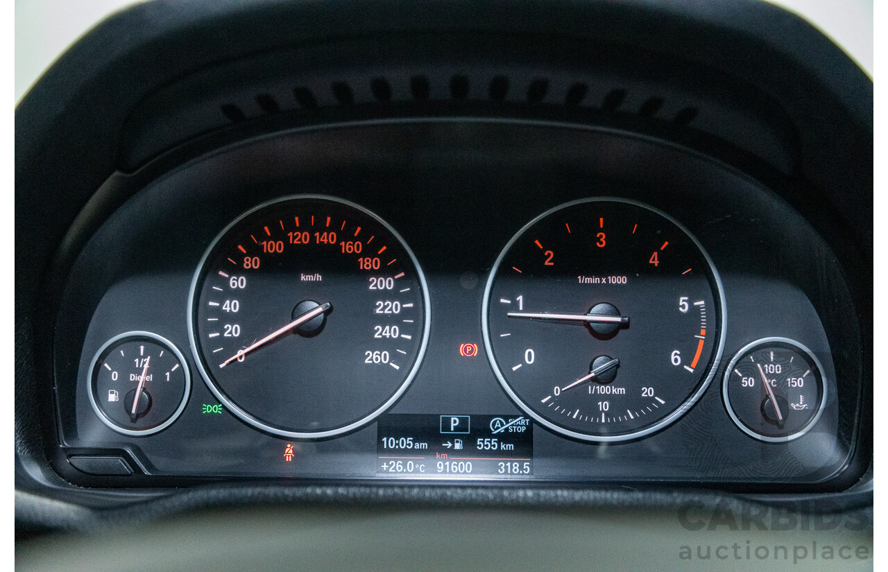 08/2015 BMW X3 xDrive20d (4x4) F25 MY15 4D Wagon Sapphire Black Metallic Turbo Diesel 2.0L