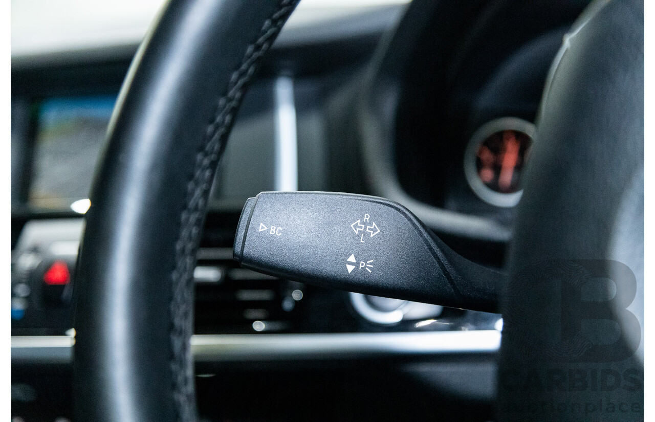 08/2015 BMW X3 xDrive20d (4x4) F25 MY15 4D Wagon Sapphire Black Metallic Turbo Diesel 2.0L