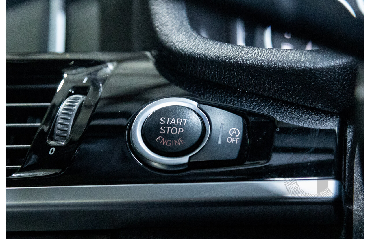 08/2015 BMW X3 xDrive20d (4x4) F25 MY15 4D Wagon Sapphire Black Metallic Turbo Diesel 2.0L