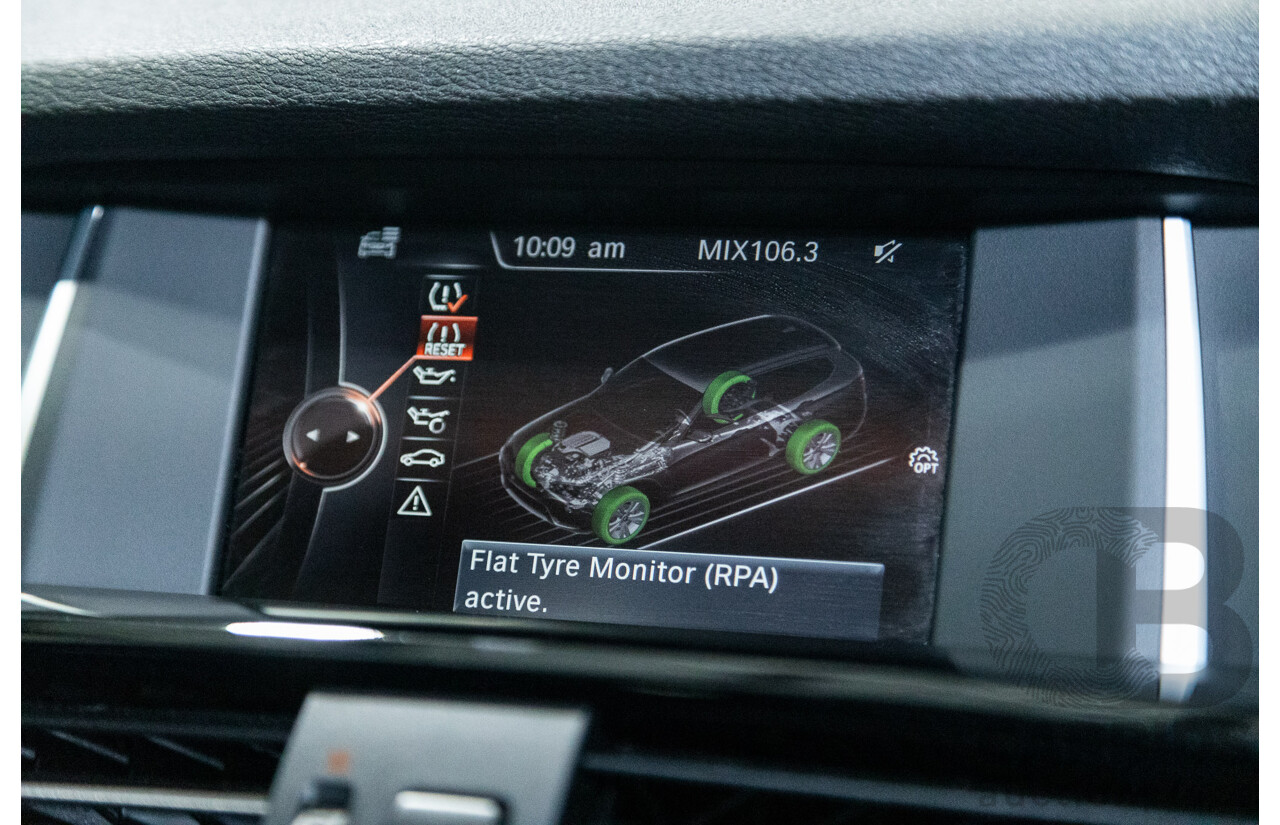 08/2015 BMW X3 xDrive20d (4x4) F25 MY15 4D Wagon Sapphire Black Metallic Turbo Diesel 2.0L