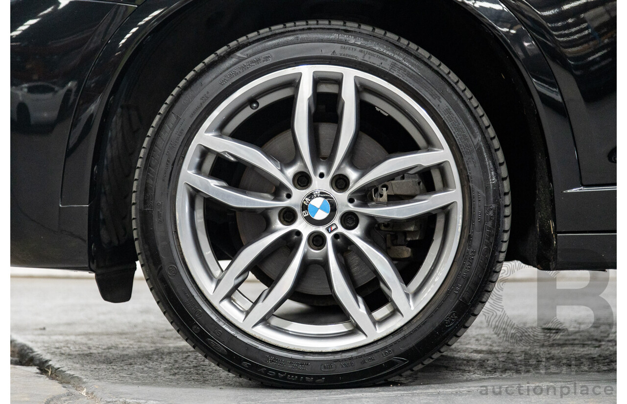 08/2015 BMW X3 xDrive20d (4x4) F25 MY15 4D Wagon Sapphire Black Metallic Turbo Diesel 2.0L